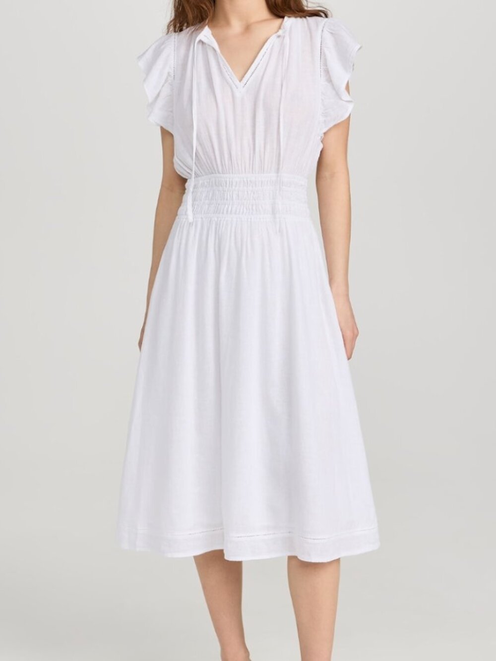 Rails - Iona Linen White Dress - Size Small - New with Tags - Picture 4 of 8